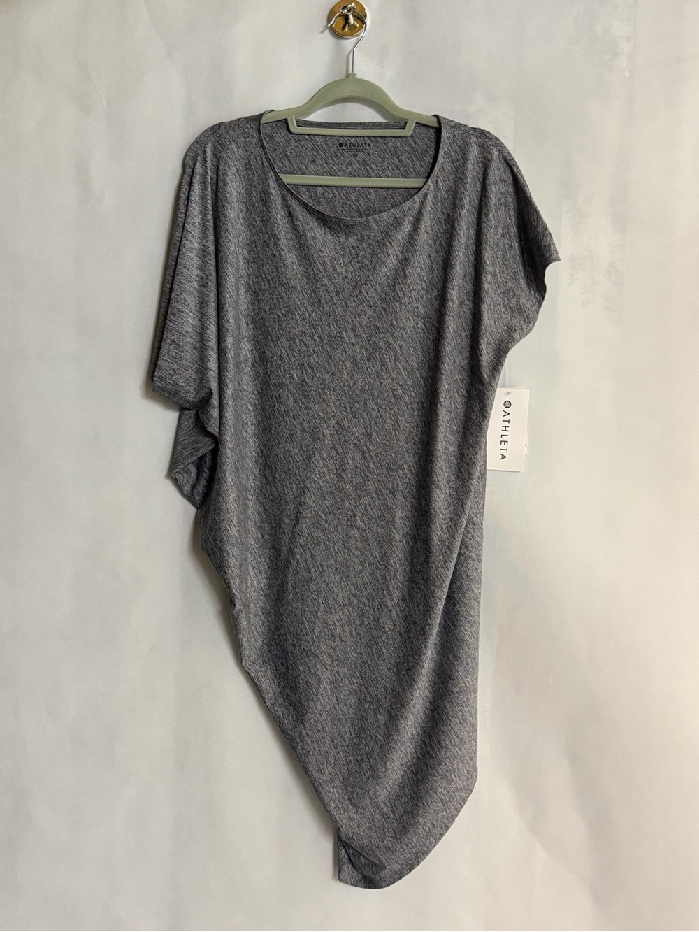 Athleta Heathered Sunlover HiLo UPF 50+ Dress Gray XS NWT